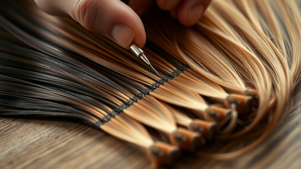 hair extensions manufacturing process