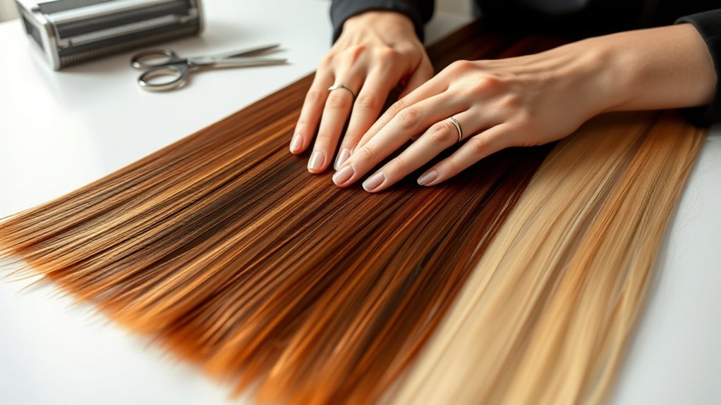 hair extensions manufacturing process