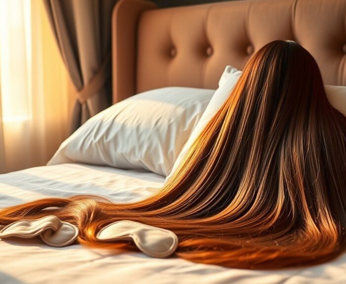 sleeping with hair extensions