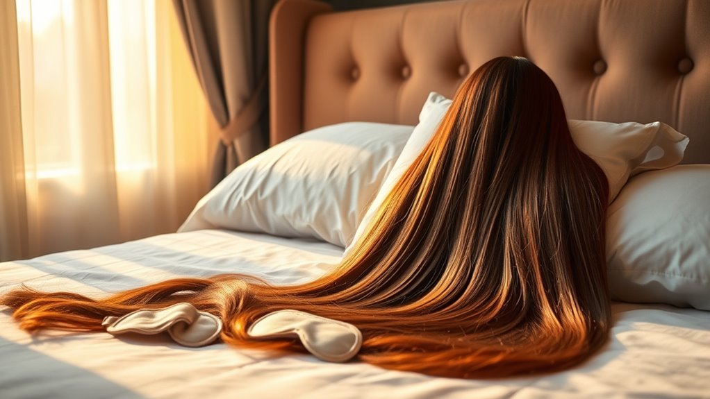 sleeping with hair extensions