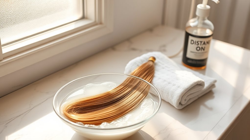 washing hair extensions properly