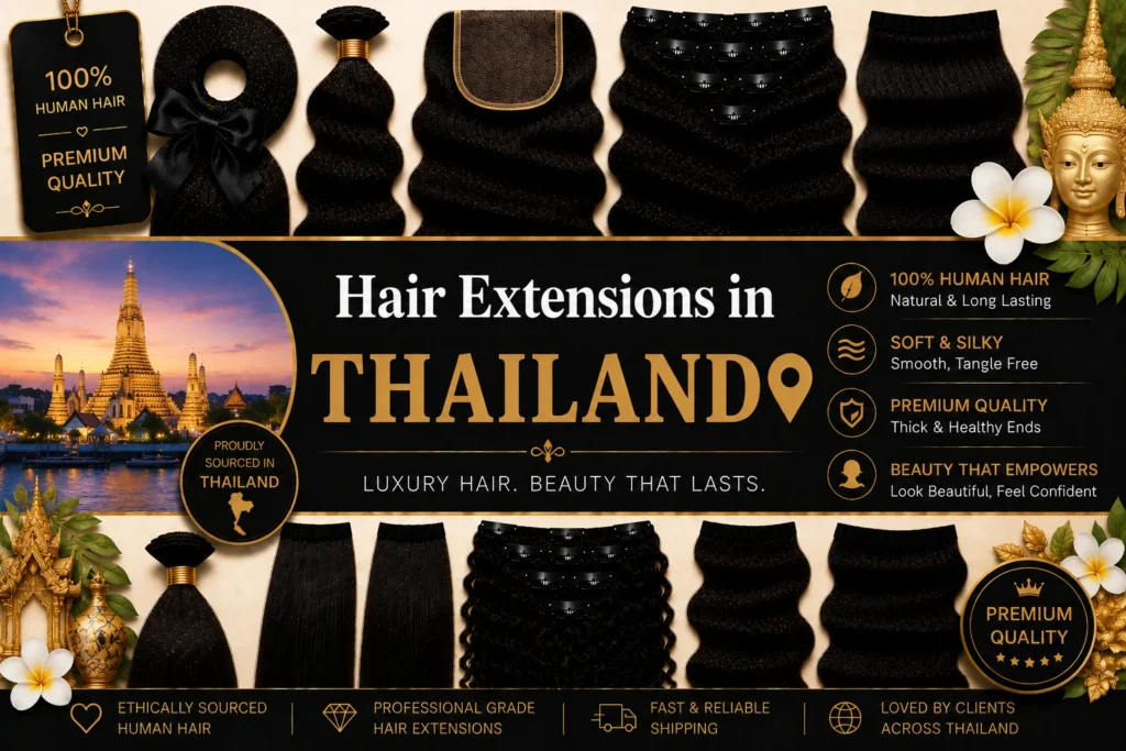 Hair Extensions in Thailand ​