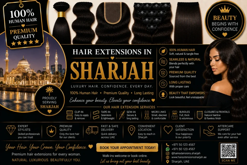 Hair Extensions in Sharjah ​