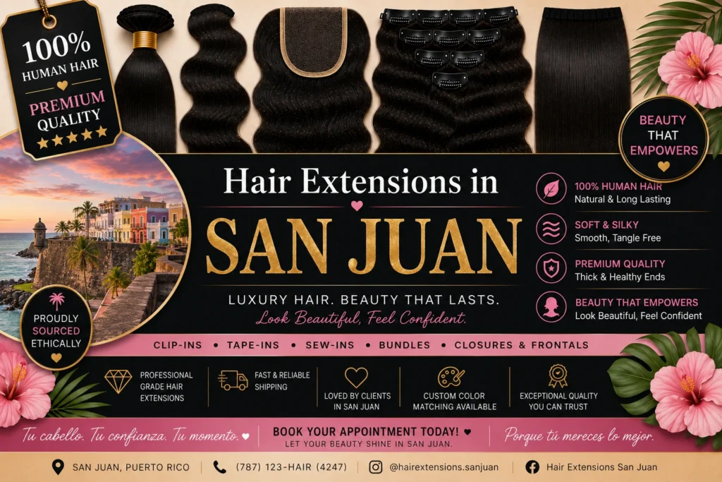 Hair Extensions in San Juan ​