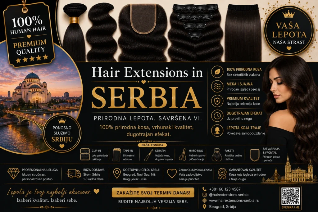 Hair Extensions in Serbia ​