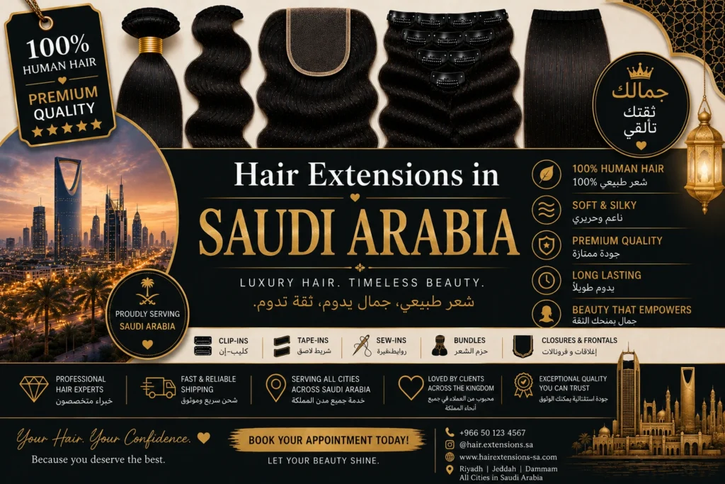 Hair Extensions in Saudi Arabia ​