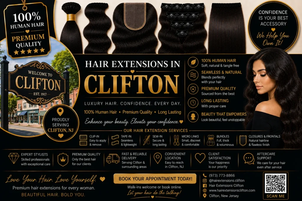 Hair Extensions in Clifton ​