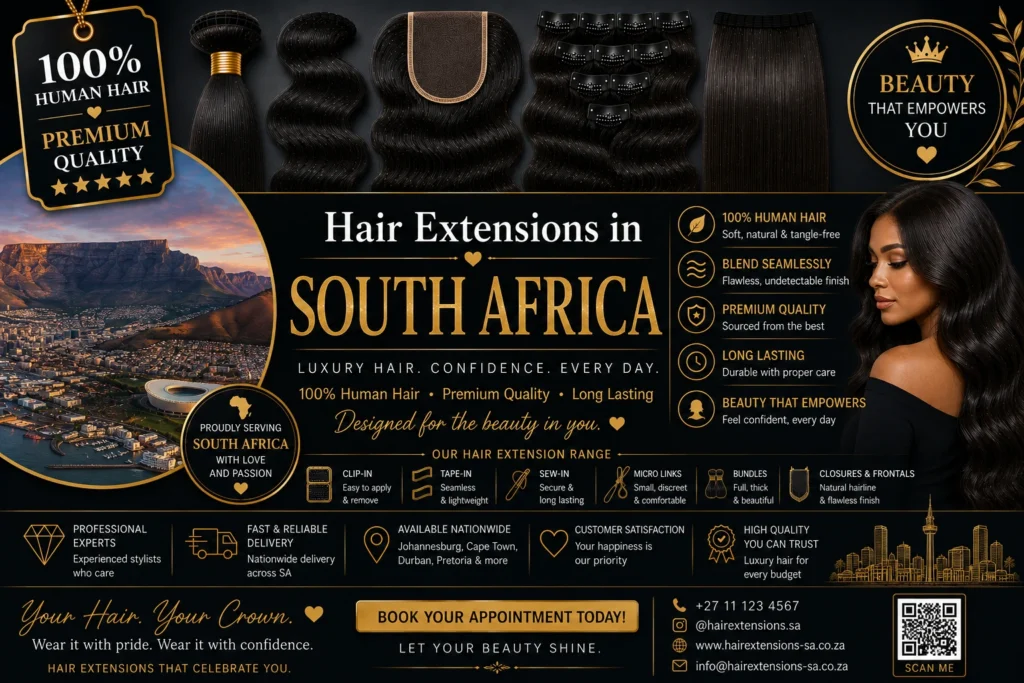 Hair Extensions in South Africa ​
