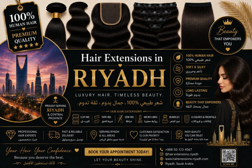 Hair Extensions in Riyadh
