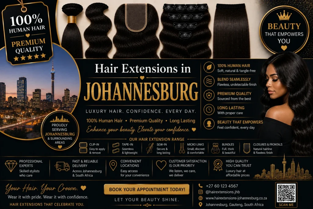 Hair Extensions in Johannesburg ​