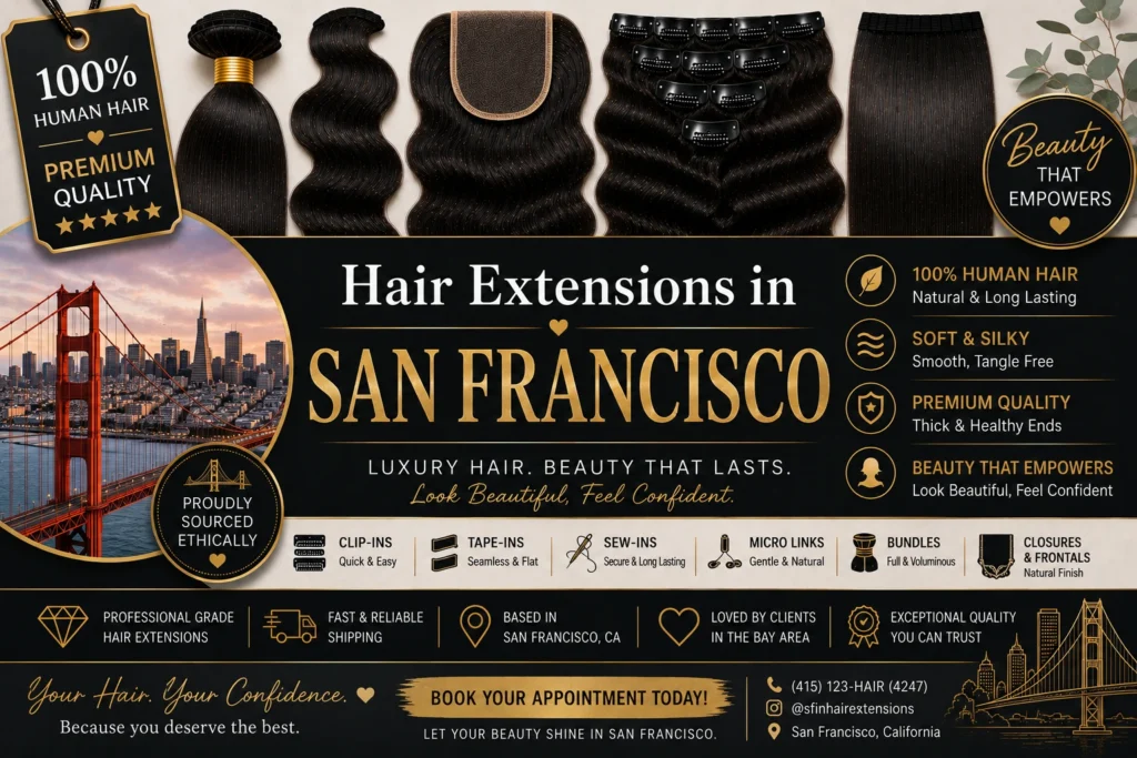 Hair Extensions in San Francisco ​