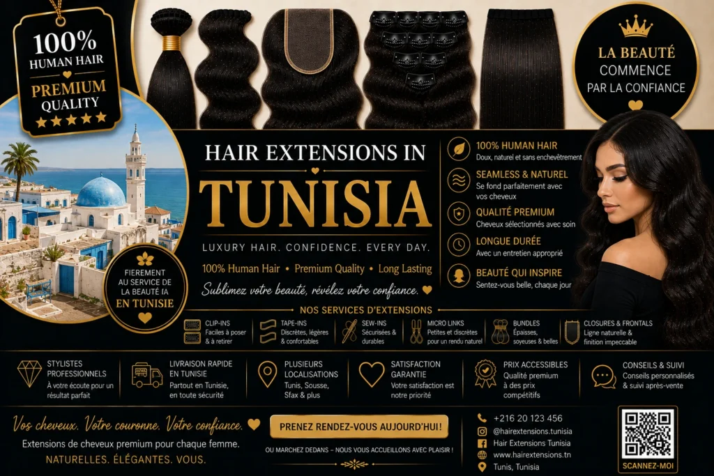 Hair Extensions in Tunisia​