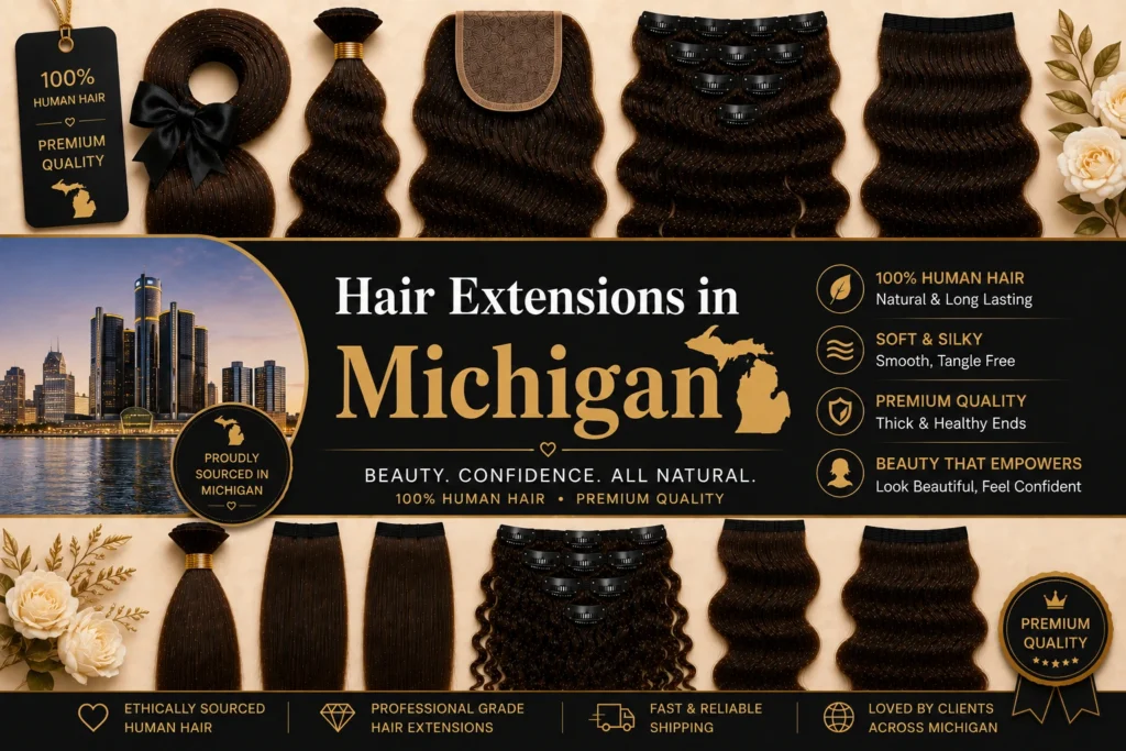 Hair Extensions in Michigan