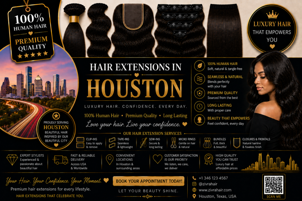 Hair Extensions in Houston