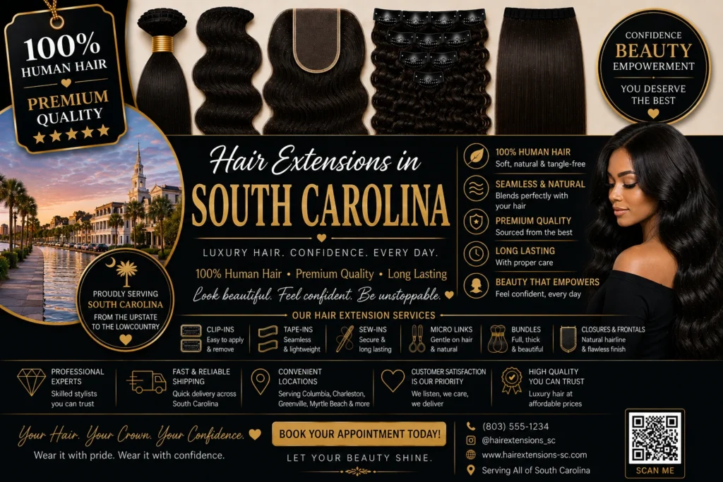 Hair Extensions in South Carolina