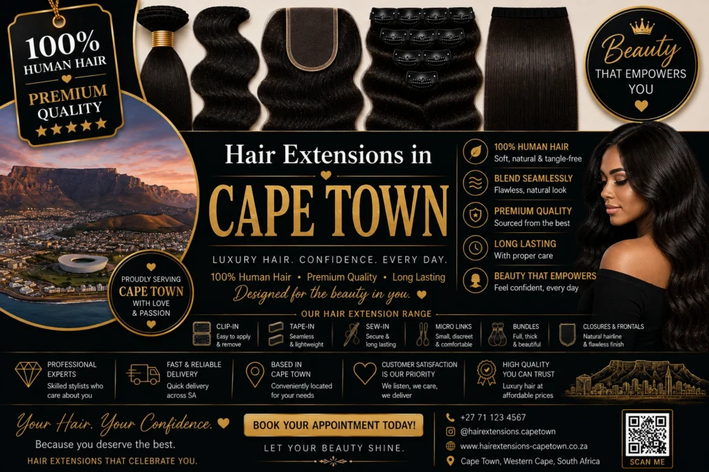 Hair Extensions in Cape Town ​