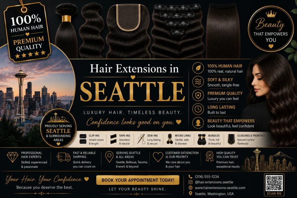 Hair Extensions in Seattle ​