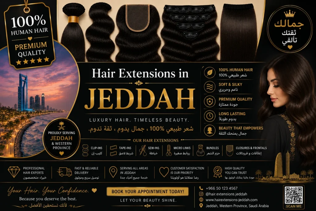 Hair Extensions in Jeddah ​