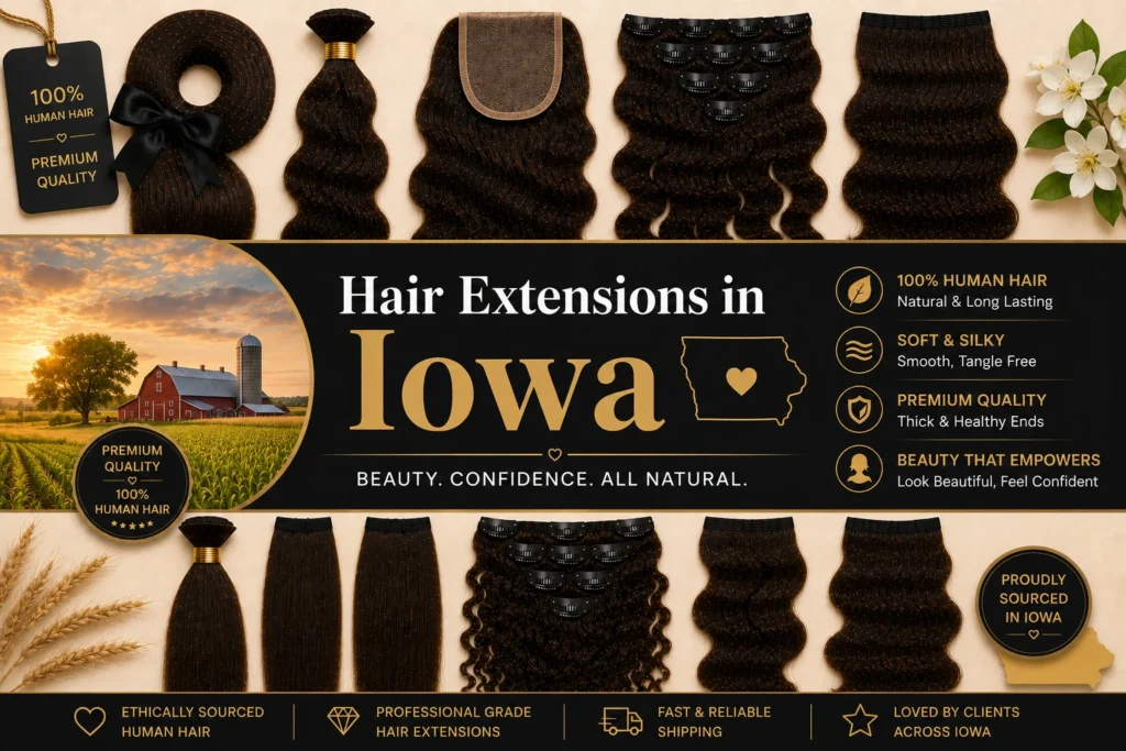 Hair Extensions in Iowa