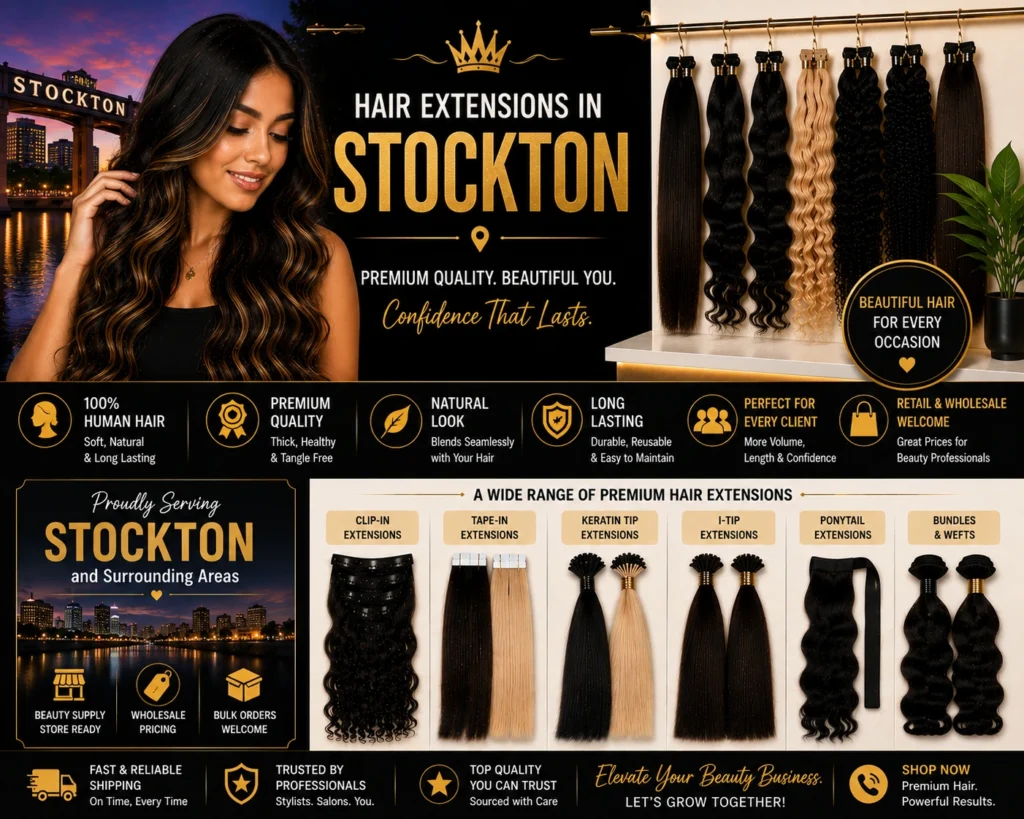 Hair Extensions in Stockton​