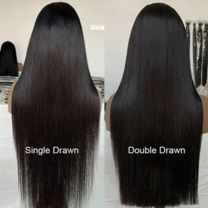 Why Double Drawn and Single Drawn Hair Matters in Manufacturing