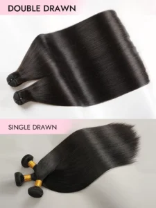 Why Double Drawn and Single Drawn Hair Matters in Manufacturing