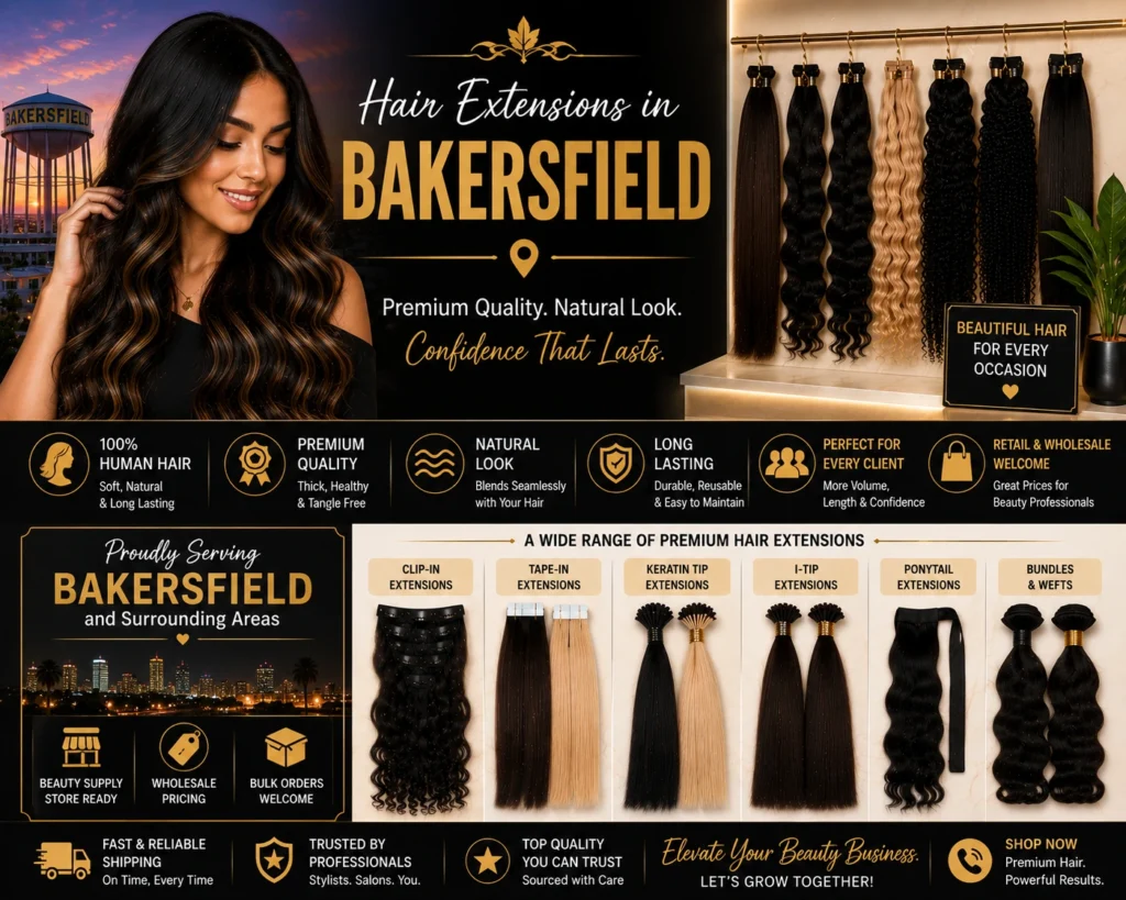 Hair Extensions in Bakersfield​