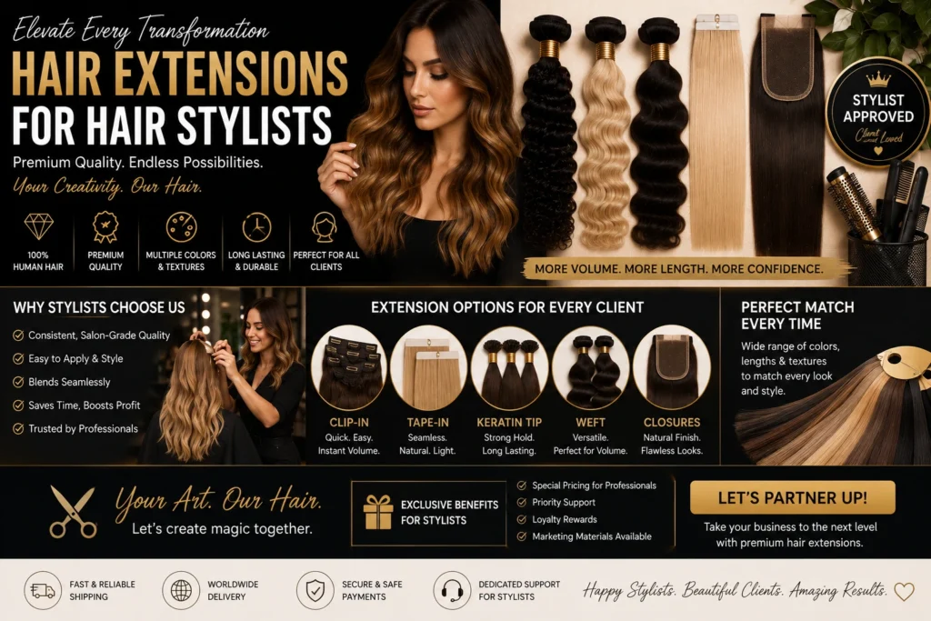 Hair Extensions for Hair Stylists