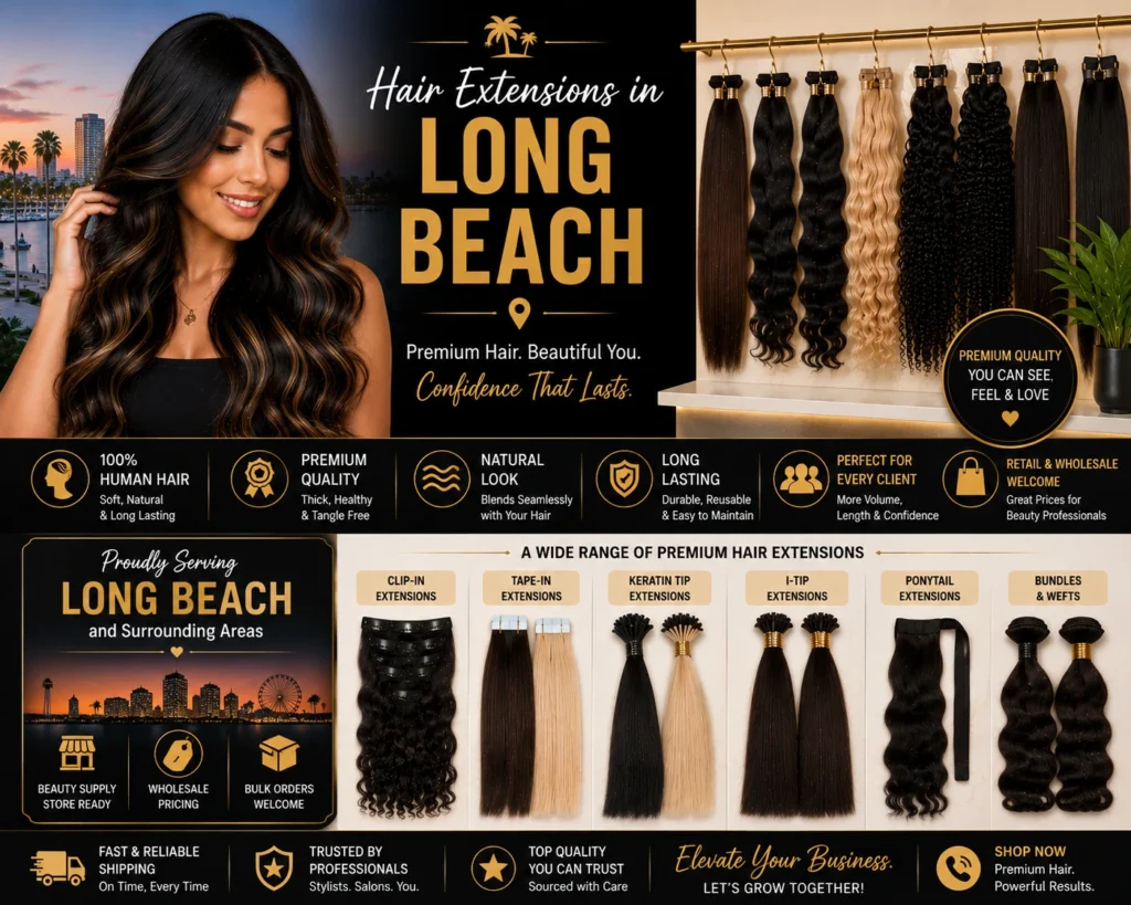 Hair Extensions in Long Beach