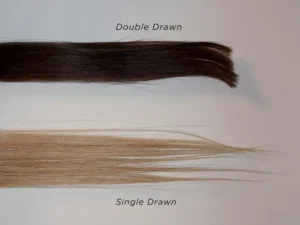 Why Double Drawn and Single Drawn Hair Matters in Manufacturing
