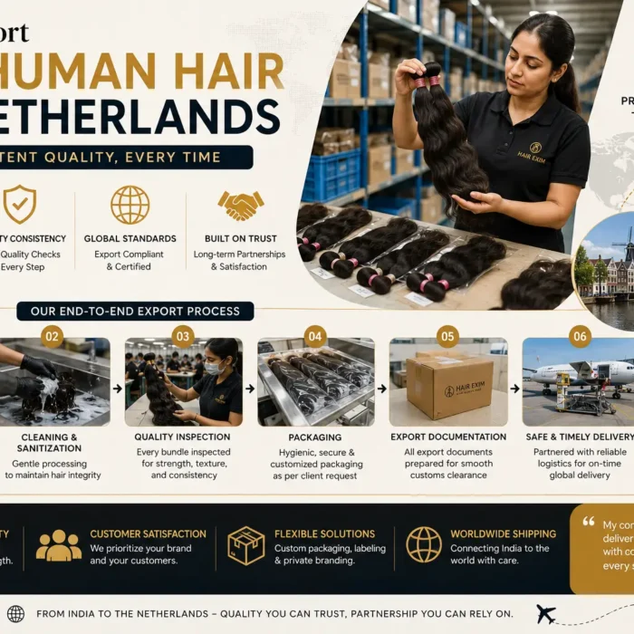 How I Export Raw Human Hair to the Netherlands with Consistent Quality.