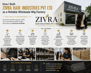 How I Built ZIVRA Hair Industries Pvt Ltd as a Reliable Wholesale Wig Factory.