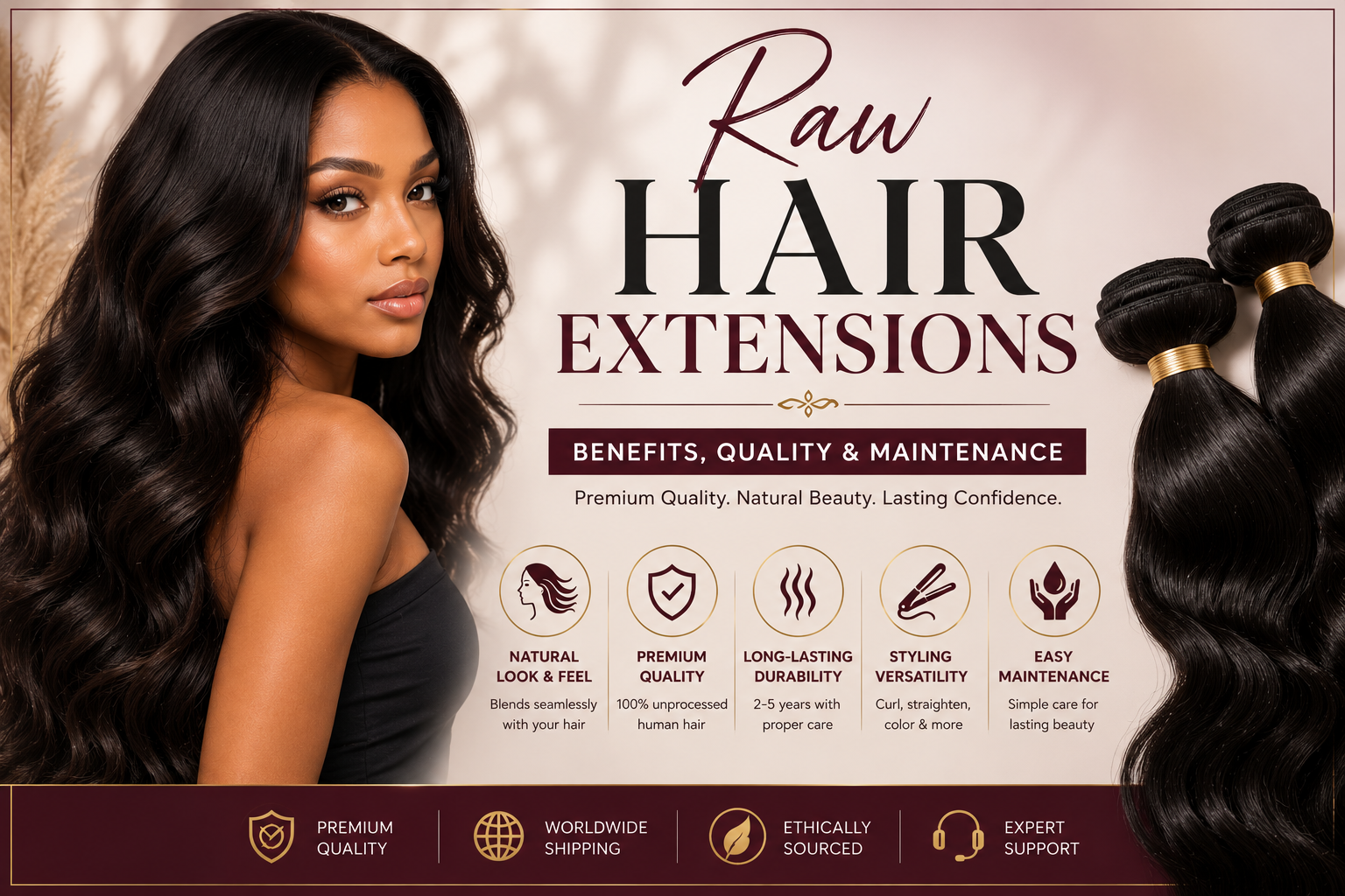 Raw Hair Extensions