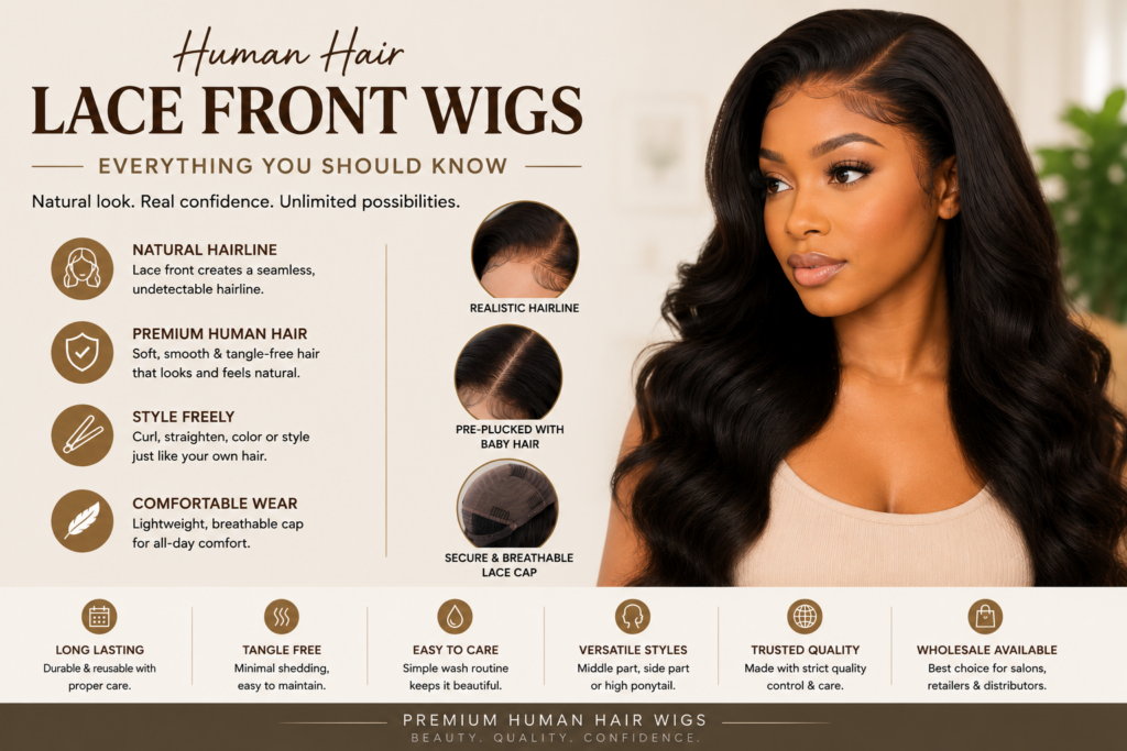 Human Hair Lace Front Wigs